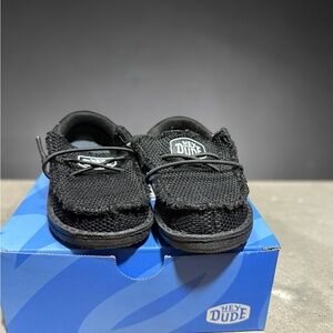 Hey Dude Kids Black Sneakers